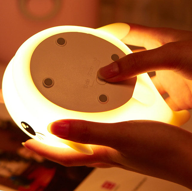 Moderne kreative Einhorn Silikon LED Pat Nachtlicht Tischlampe