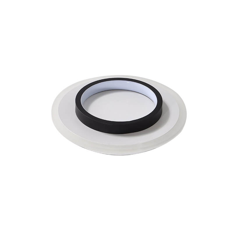 Luz de montaje empotrado LED de hierro acrílico blanco y negro cuadrado moderno 