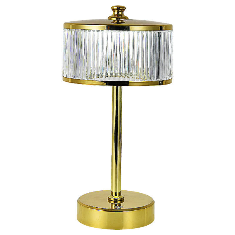 Lampe de table ambiante tactile LED rechargeable en acrylique de luxe créatif 
