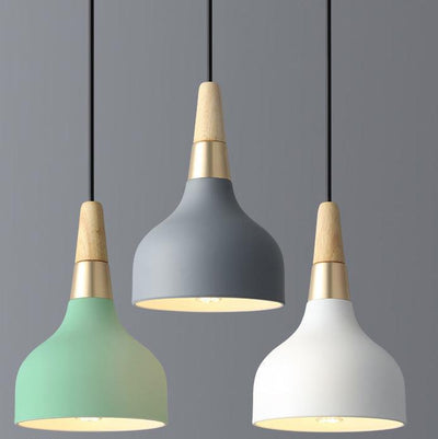 Creative Modern Macaron Disc Art 1-Light Pendant Light