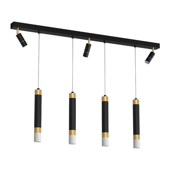 Spot LED en acrylique avec matériel moderne de luxe léger, suspension pour îlot 
