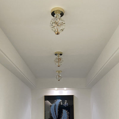 Einfache moderne Kristallkugel LED-Deckenleuchte 
