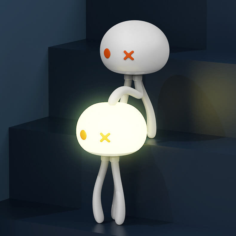 Lámpara de Mesa LED de Medusa Creativa de Silicona 
