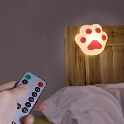 Kreative süße Katze Klaue Silikon USB LED Nachtlicht Tischlampe