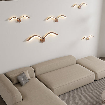 Nordic Minimalist Seagull LED-Wandleuchte aus Acryl 