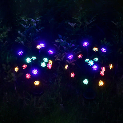 Solar Branch Lotus Light 16 LED Outdoor Garden Lawn Decorative Light