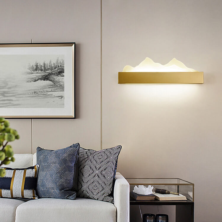 Creative Acrylic Chinese Iceberg Design LED Wall Sconce Lamp