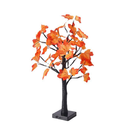 Halloween Baum Licht Kürbis Fledermäuse Simulation Baum Licht USB Batterie Dekoration Tischlampe