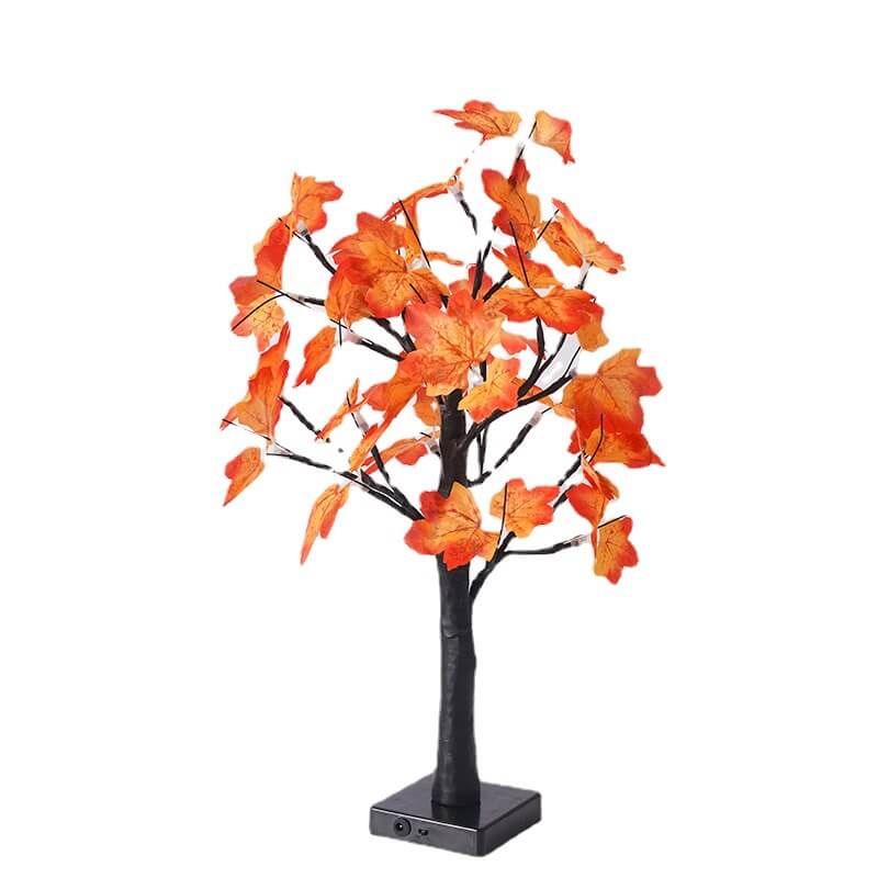 Halloween Baum Licht Kürbis Fledermäuse Simulation Baum Licht USB Batterie Dekoration Tischlampe