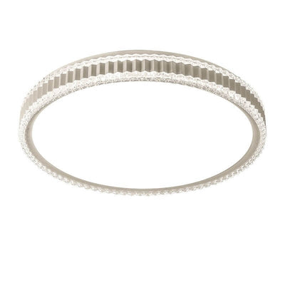 Nordic Light Luxury Round Simple LED Flush Mount Light