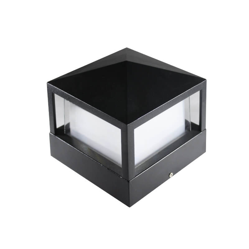 Applique murale LED carrée en aluminium acrylique étanche simple pour l&