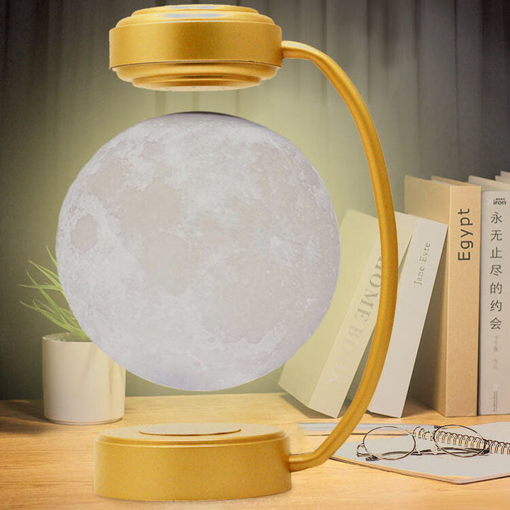 Lampe de table décorative LED Lévitation Magnétique Créative Lune 