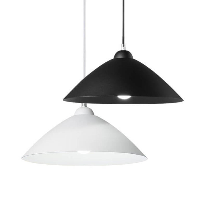 Lámpara colgante de 1 luz con cúpula de tapa de hierro simple nórdica 
