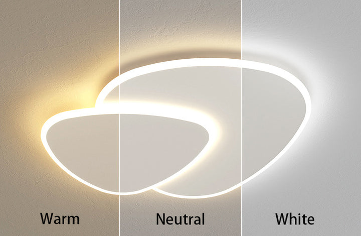 Plafonnier encastré à LED en pierre acrylique moderne et créatif 