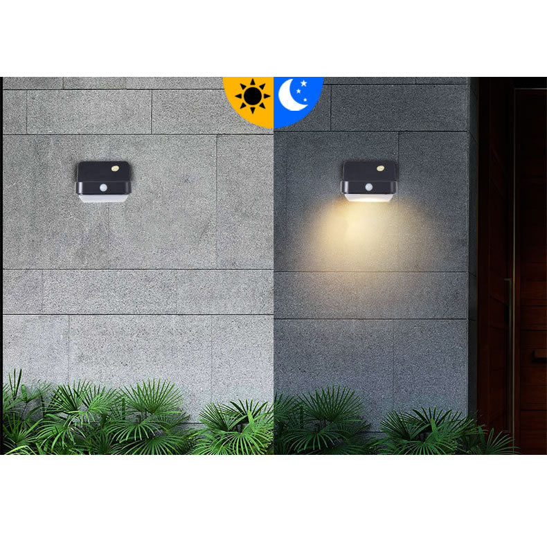 مصباح حائط LED بجهاز استشعار جسم الإنسان الحديث للإضاءة الخارجية 