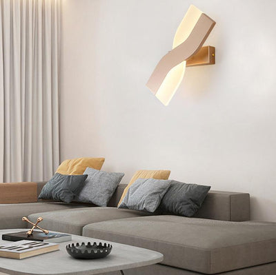 Nordic Post-modern Minimalist Rectangular Rotatable LED Wall Sconce Lamp
