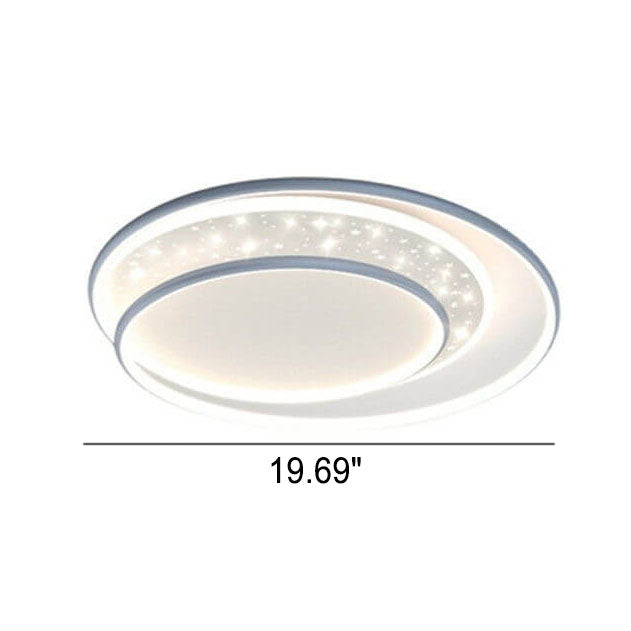 Éclairage encastré LED en aluminium et acrylique, étoile ronde pour enfants, moderne et créatif 