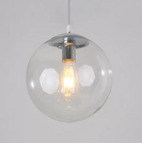 Nordic Modern Minimalist Creative Bubble Transparent 1-Light Pendant Light