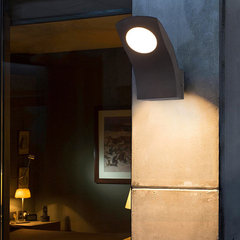 Lámpara de aplique de pared impermeable LED para exteriores de camino creativo moderno 