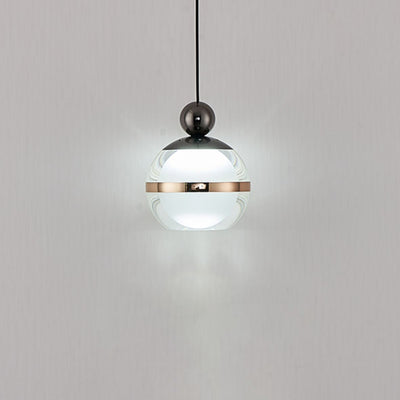Nordic Minimalist Acrylic Round Ball 1/3 Light Island Light Chandelier
