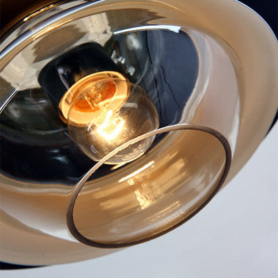 Nordic Simplicity Multilayer Dome Iron 1-Light Pendant Light