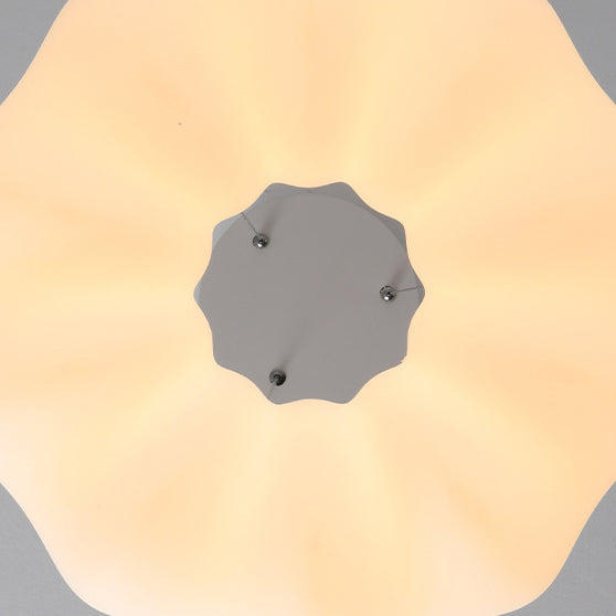 Modern Minimalist Cloud Round PVC Hardware LED Flush Mount Ceiling Light for Living Room
