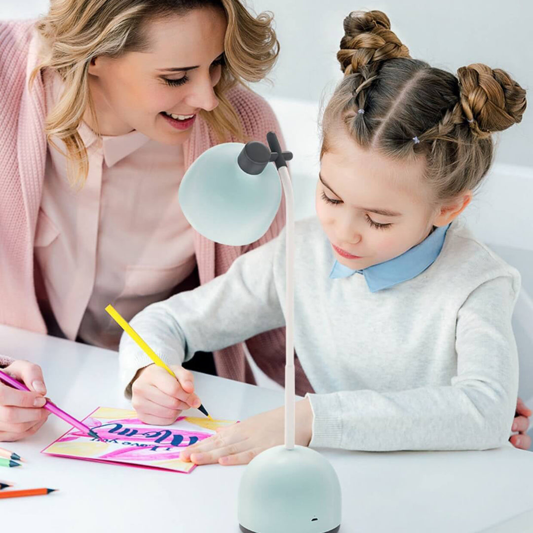 Creative Doll Cartoon Charging USB Kids Reading LED Eye Care Desk Lamp
