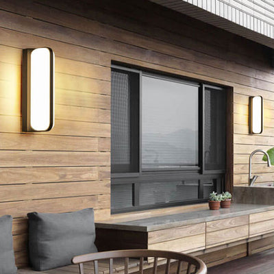 Applique murale ovale rétro européenne en aluminium moulé sous pression, 1/2 lumières, pour intérieur et extérieur, étanche, pour Patio 