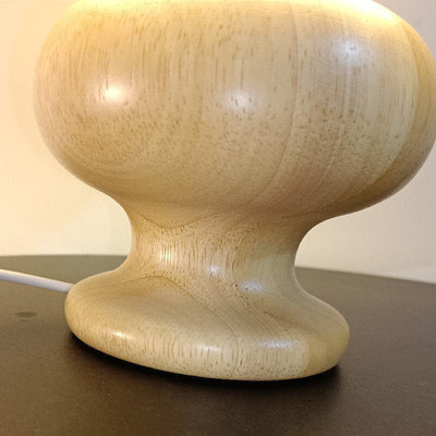 Lampe de Table 1 Lumière en Tissu en Forme de Demi-cercle Minimaliste Japonais 