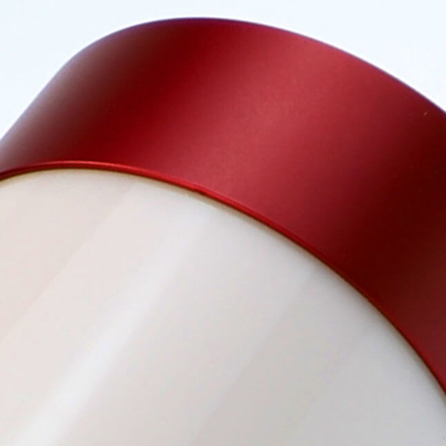 Moderne minimalistische zylindrische Aluminium-Acryl-USB-LED-Tischlampe 