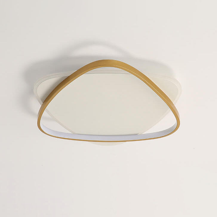 Luz de montaje empotrado LED de acrílico de hierro con triángulo creativo minimalista moderno 