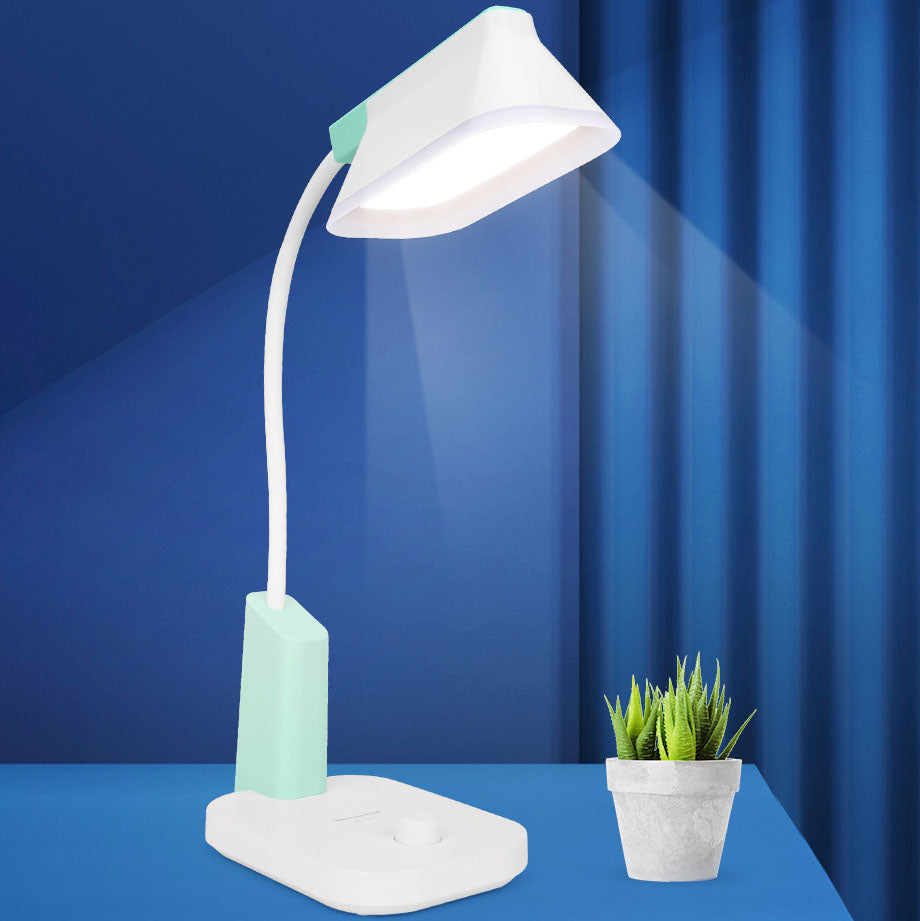 Modern Simplicity Hose USB Knob Adjustable LED Reading Desk Lamp For Study