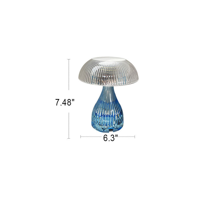 Lampe de table LED USB méduse en acrylique créatif 