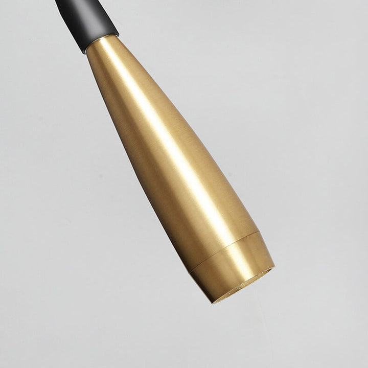 Simple Hose Spotlight Brass LED Reading Wall Sconce Lamp