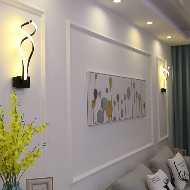 مصباح حائط LED على شكل خطوط إبداعية إسكندنافية 