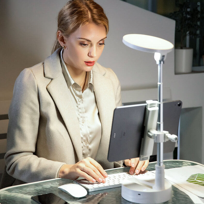 Lampe de table LED pliable rechargeable par USB pour étudiant 