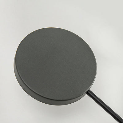 Moderne Mid-Century Eisen Dreieck Rahmen Acryl Disc LED Wand Leuchte Lampe Für Schlafzimmer 