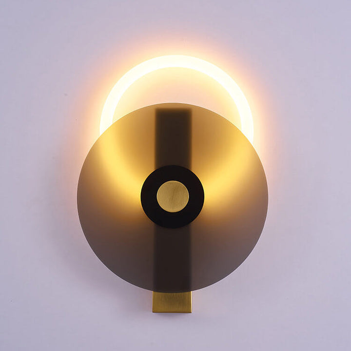 Moderne farbige leuchtende Acryl-Runde LED-Wandleuchte 