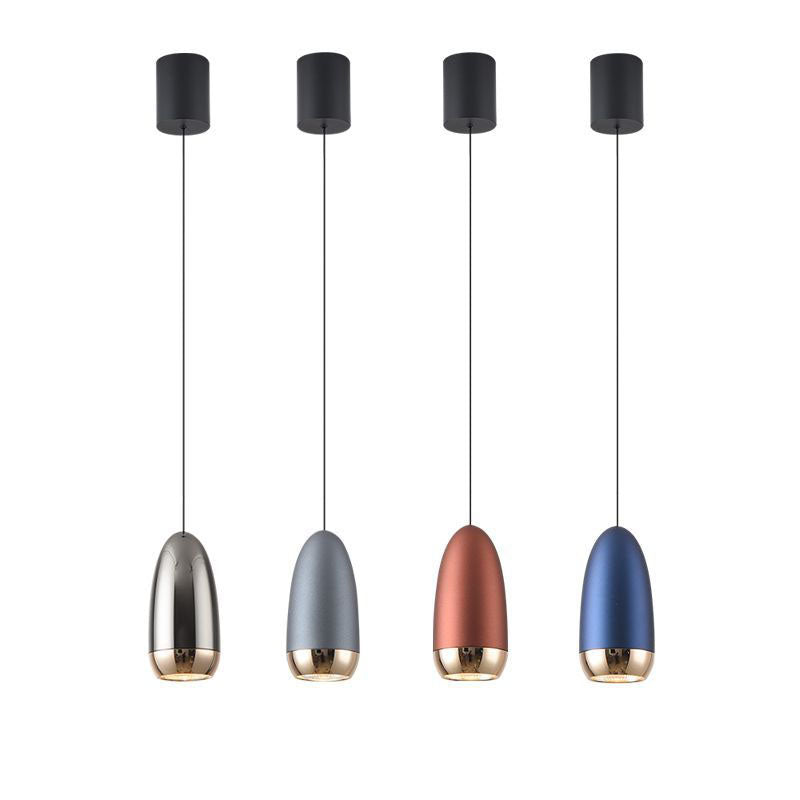 Industrial Aluminum Creative Bullet LED Pendant Light