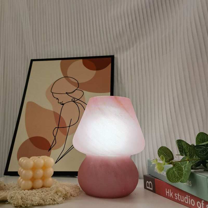 Modern Minimalist Glass Cloud Decorative 1-Light Table Lamp