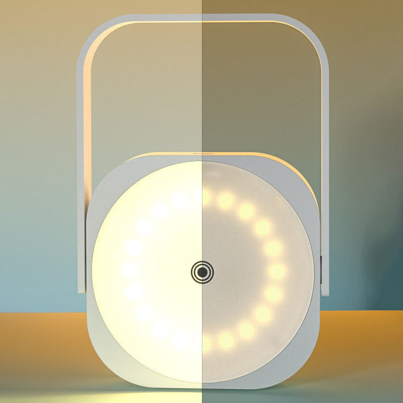 Luz de noche decorativa recargable por USB colgante, giratoria y plegable creativa 