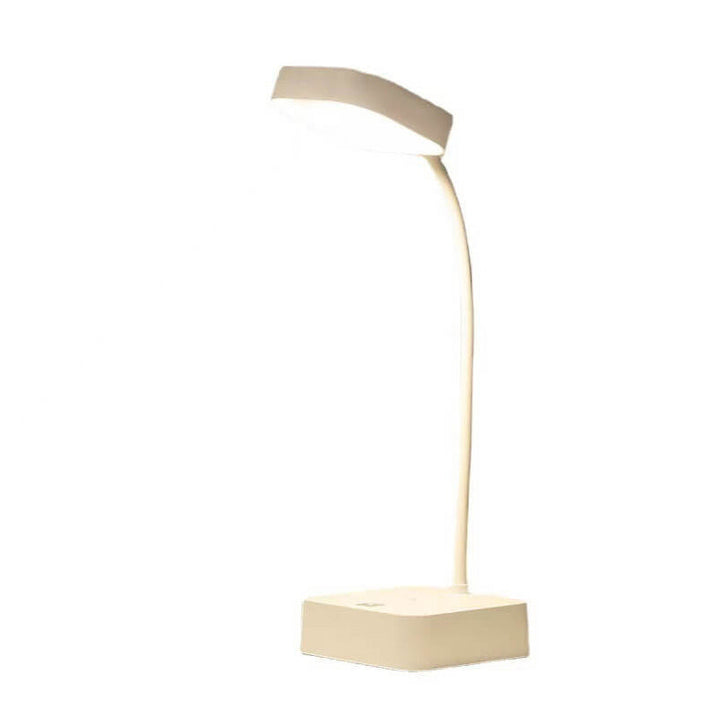 Lámpara de escritorio LED de cuidado ocular táctil plegable recargable cuadrada simple 