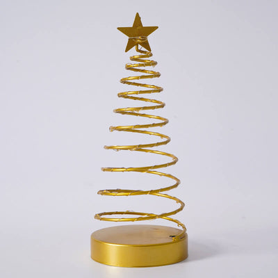 Lampe de table moderne créative en spirale étoilée de Noël décorative pour la nuit 