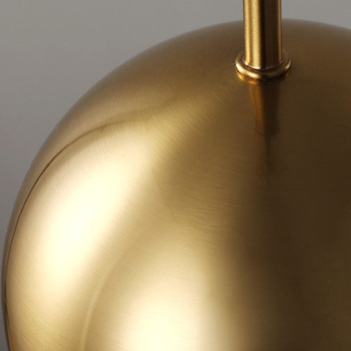 Nordic Light Luxury Brass Orb 1-Light Pendant Light