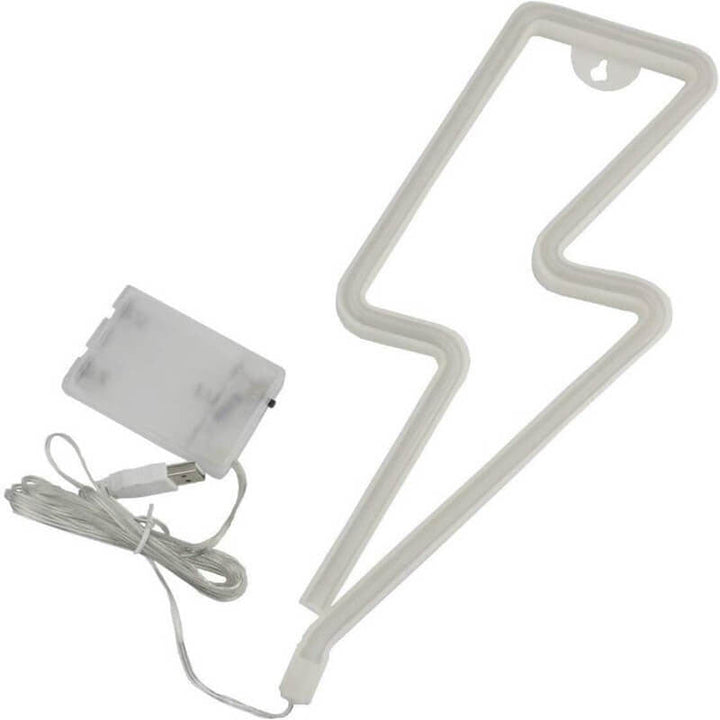 Kreative Neon-Blitzformen Farbe LED Batterie/USB Dekoratives Licht 