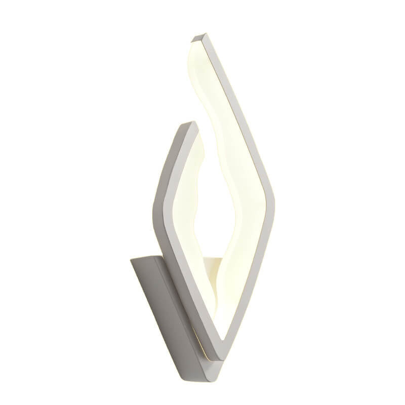 Applique Murale LED Design Flamme Créative en Acrylique Moderne 