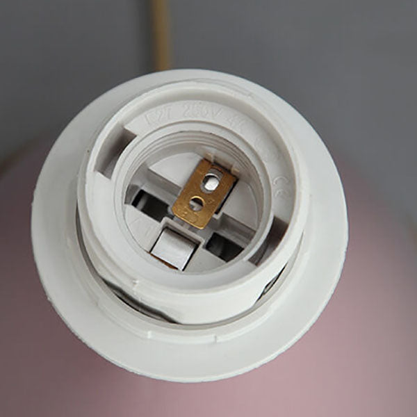 Lampe de table moderne et minimaliste à abat-jour conique en céramique à 1 lumière avec variateur tactile