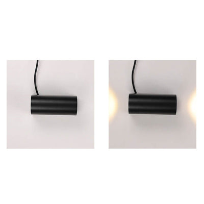Applique murale LED à Double tête en aluminium, couleur unie, moderne, étanche, pour l'extérieur 
