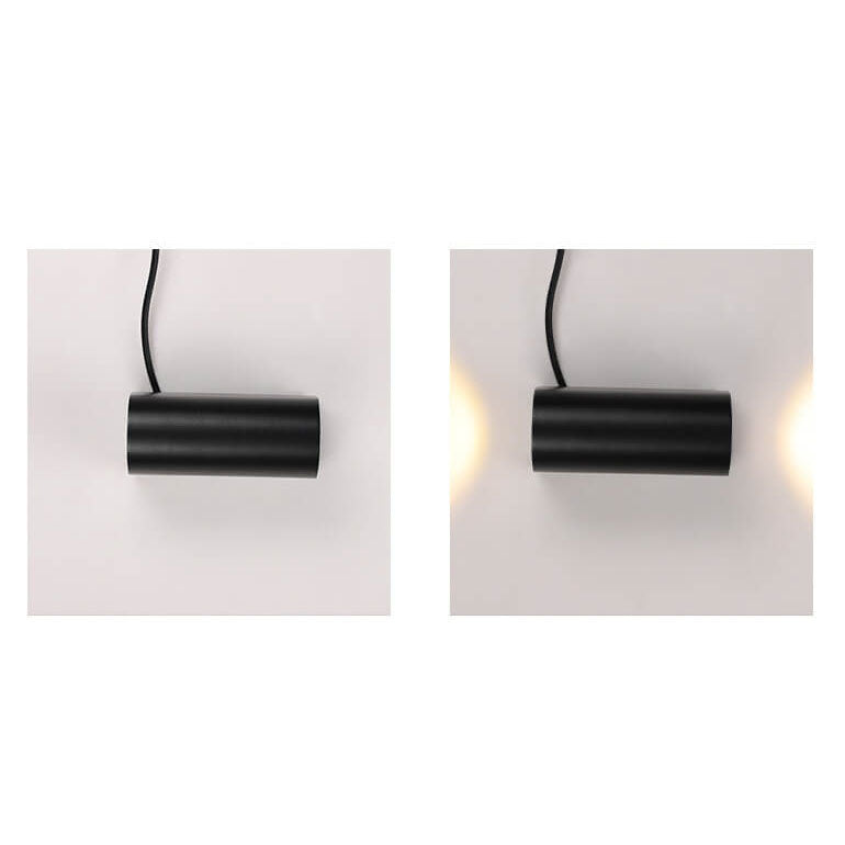 Modern Solid Color Aluminum Double-headed LED Outdoor Waterproof Wall Sconce Lamp