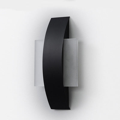 Modern Minimalist Acrylic Geometric Ring LED Wall Sconce Lamp